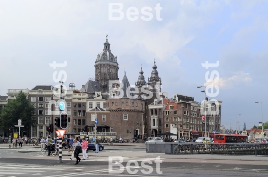 Historic buildings in Amsterdam