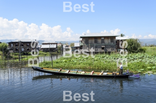 Inle Lake in Myanmar