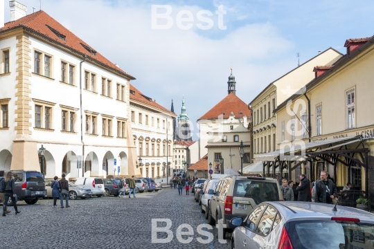 Loretanska Street in Prague