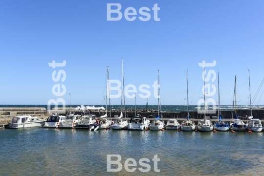 Marina in Svaneke on Bornholm Island