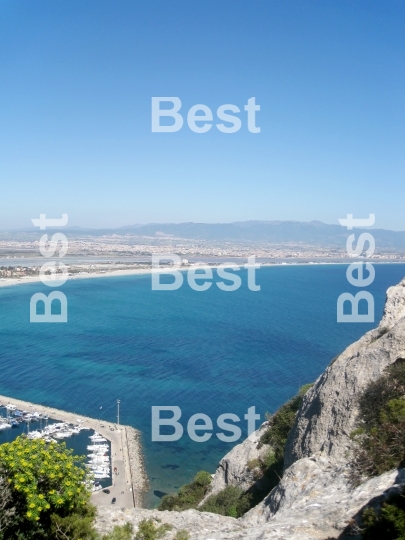 Marina Piccola and Poetto Beach in Cagliari