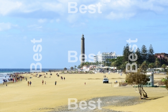 Maspalomas sandy dunes