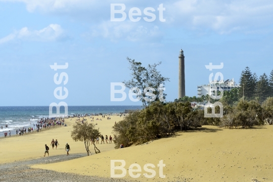 Maspalomas sandy dunes