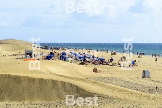 Maspalomas sandy dunes