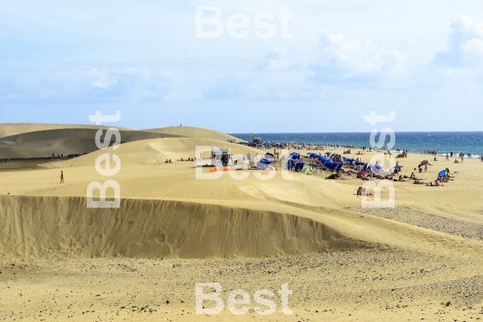 Maspalomas sandy dunes