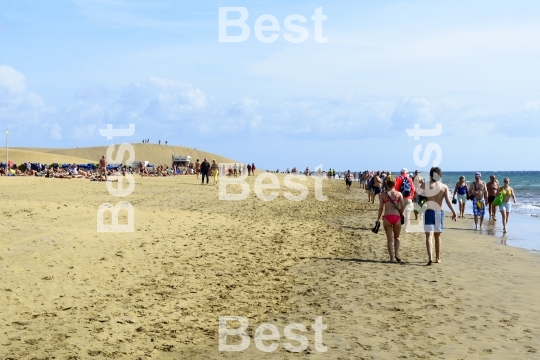 Maspalomas sandy dunes