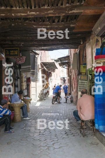 Medina quarter in Marrakesh