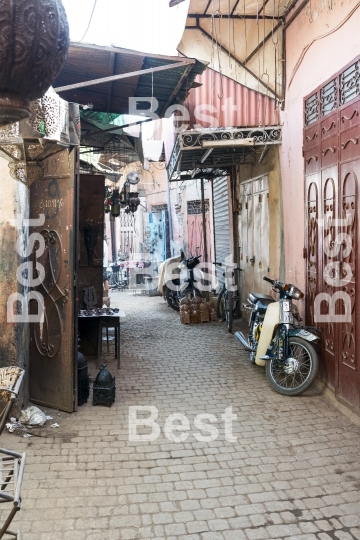 Medina quarter in Marrakesh