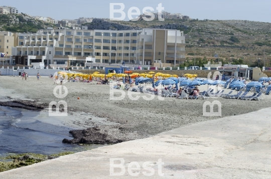 Mediterranean sea in Mellieha