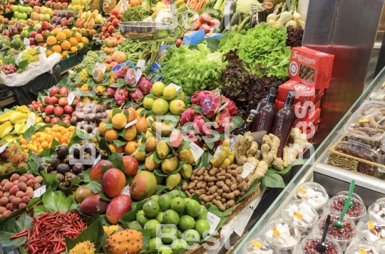 Mercat de Sant Josep de la Boqueria in Barcelona