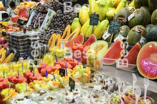 Mercat de Sant Josep de la Boqueria in Barcelona