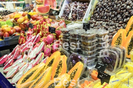 Mercat de Sant Josep de la Boqueria in Barcelona