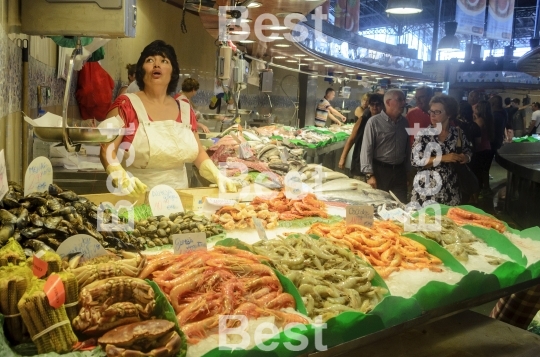 Mercat de Sant Josep de la Boqueria in Barcelona