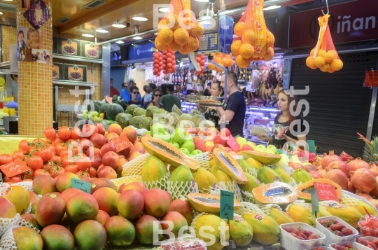 Mercat de Sant Josep de la Boqueria in Barcelona