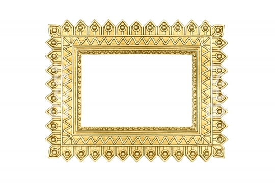 Modern gold picture frame