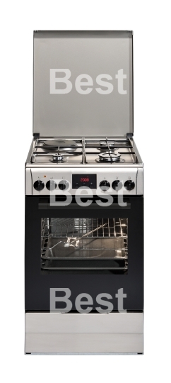 Modern inox stove