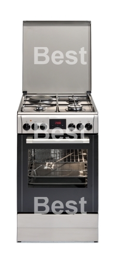 Modern inox stove