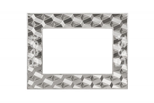 Modern silver picture frame