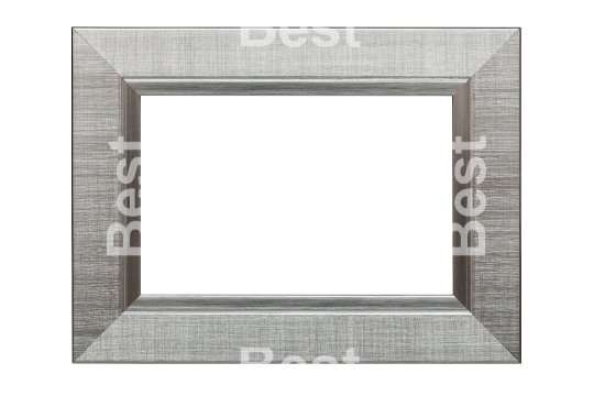 Modern silver picture frame