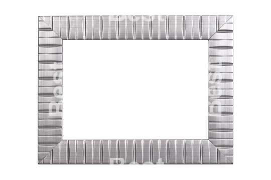 Modern silver picture frame