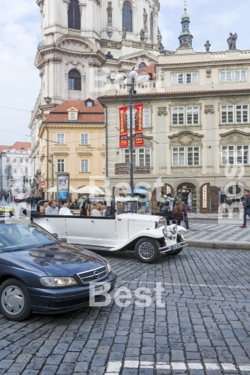 Mostecka Street in Prague