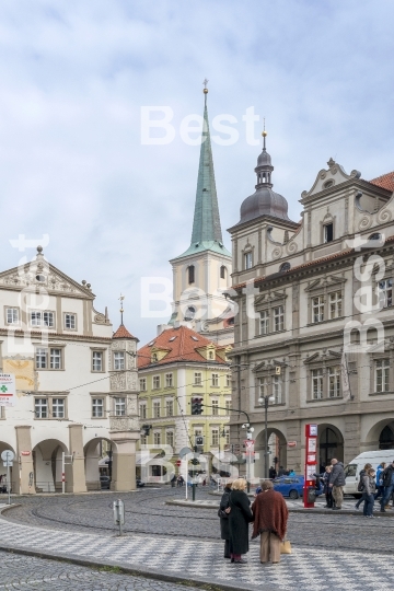 Mostecka Street in Prague