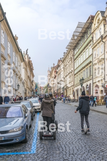 Mostecka Street in Prague