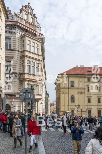 Mostecka Street in Prague