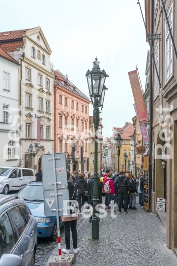 Nerudova Street in Prague