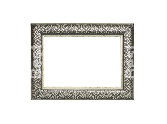 Old antique silver picture frames. 