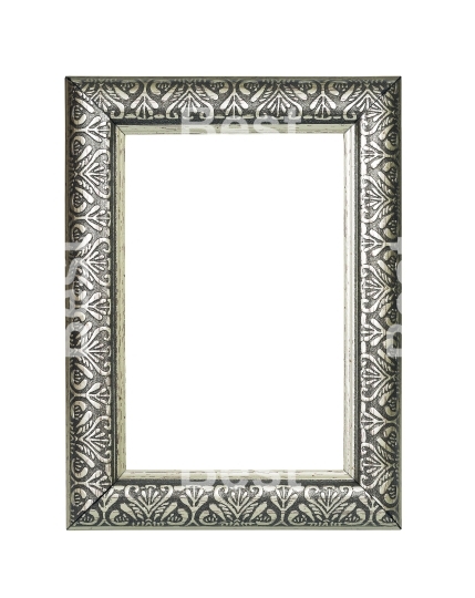 Old antique silver picture frames. 