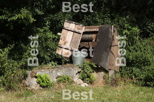 Old countryside water well