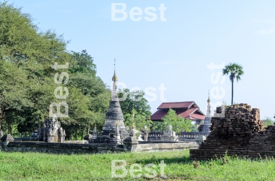 Old pagodas in Bagan