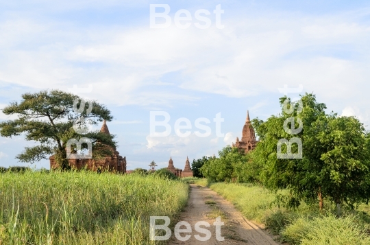 Old pagodas in Bagan