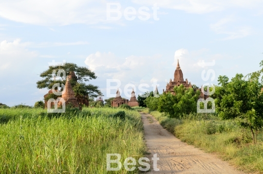 Old pagodas in Bagan