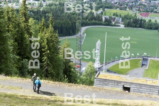 Olympic ski jump in Lillehammer