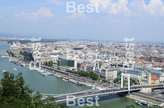 Panoramic view of Budapest