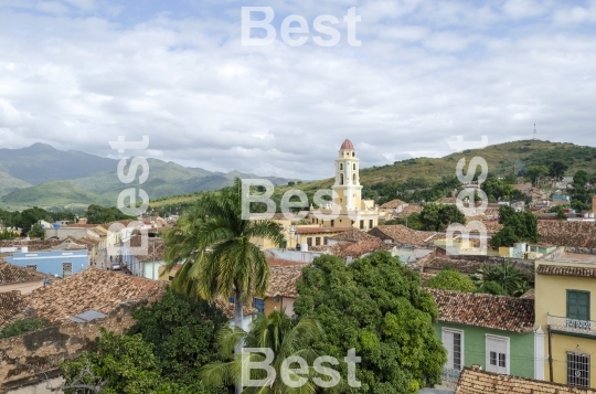 Panoramic view of Trinidad, Cuba. 