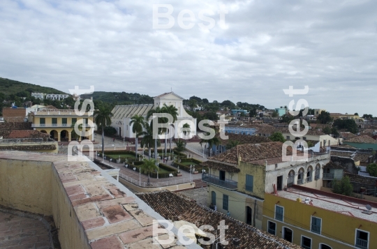 Panoramic view of Trinidad, Cuba. 