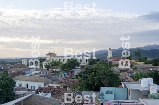 Panoramic view of Trinidad, Cuba. 