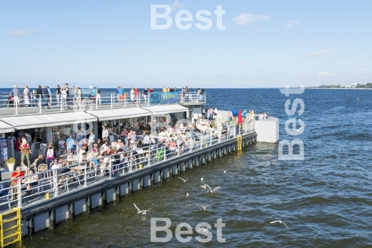 Pier in Kolobrzeg