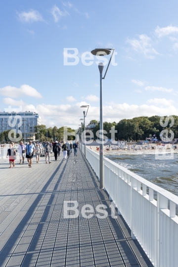 Pier in Kolobrzeg