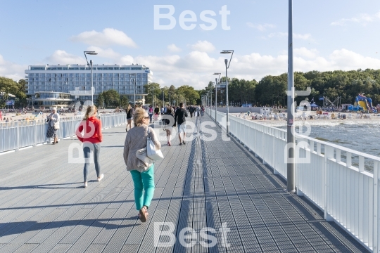 Pier in Kolobrzeg