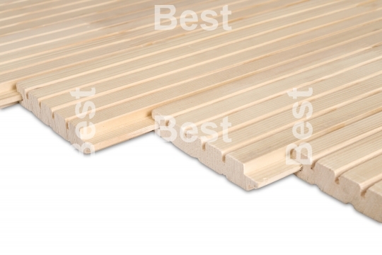Pine floorboards