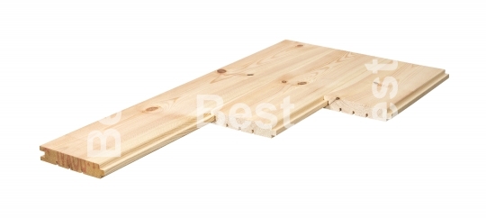 Pine floorboards