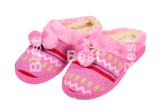 Pink slippers