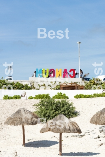 Playa Delfines beach in Cancun