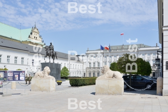 Polish Presidential Palace in Warsaw