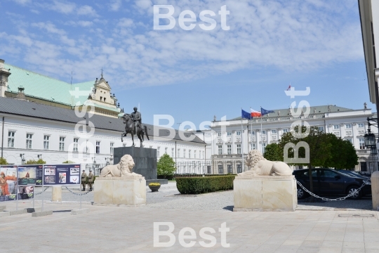 Polish Presidential Palace in Warsaw