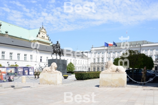 Polish Presidential Palace in Warsaw